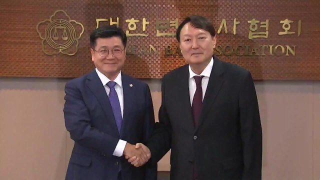 윤석열, 대한변협 회장 면담... 국민 입장에서 비판해 달라 / YTN