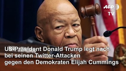 Trump attackiert erneut seinen afroamerikanischen Kritiker Cummings