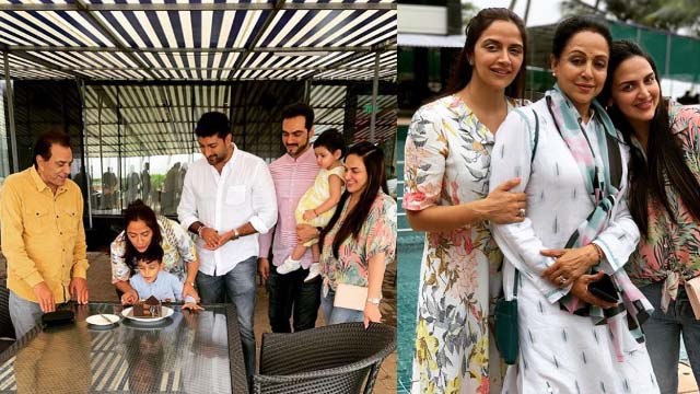 Esha Deol celebrates her sister Ahana Deol's birthday with Hema Malini |FilmiBeat
