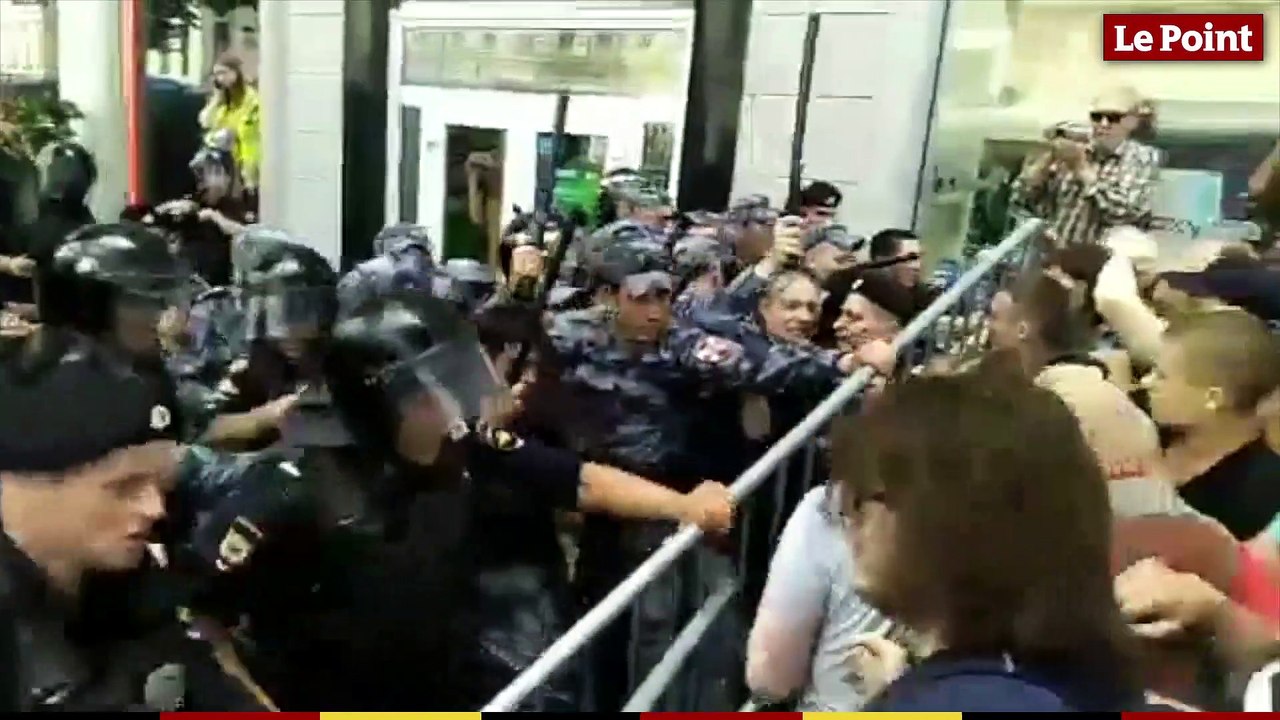 Moscou : plus de 1 000 arrestations  samedi 27 juillet lors de manifestation pour des élections libres