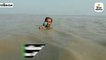 દરિયાઈ પાણીમાં ગળા સુધી ડૂબીને અતિવૃષ્ટીનું રિપોર્ટિંગ કરતા પાકિસ્તાની રિપોર્ટરનો વીડિયો વાઇરલ