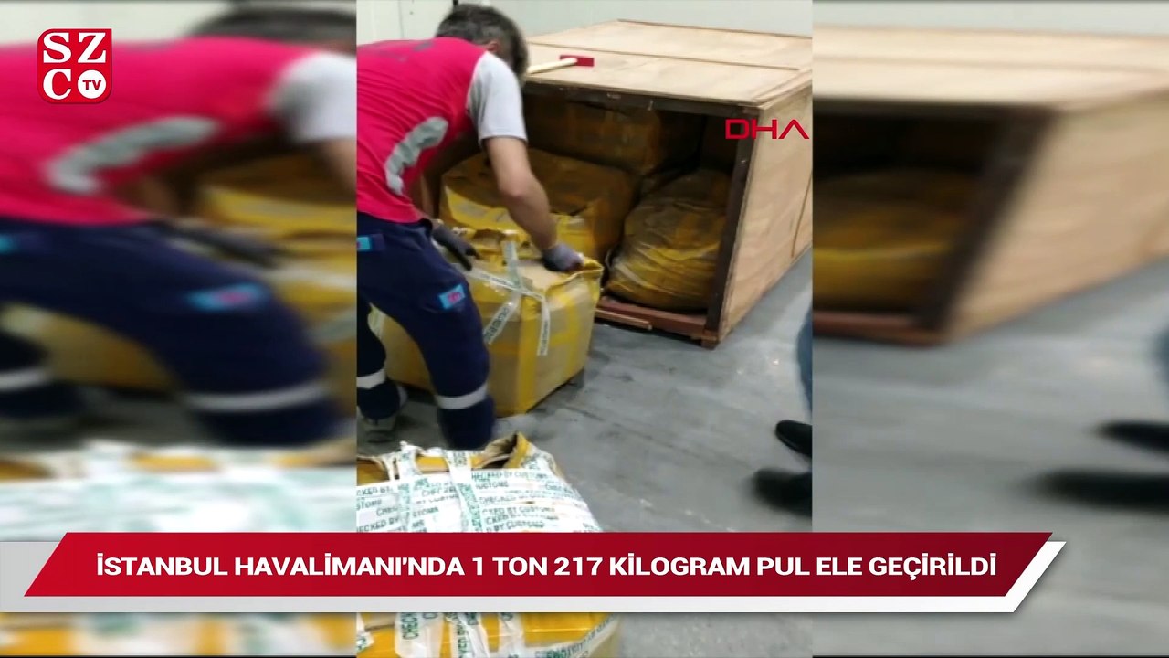 Piyasa değeri 8 milyon 500 bin lira! İstanbul Havalimanı’nda ele geçirildi