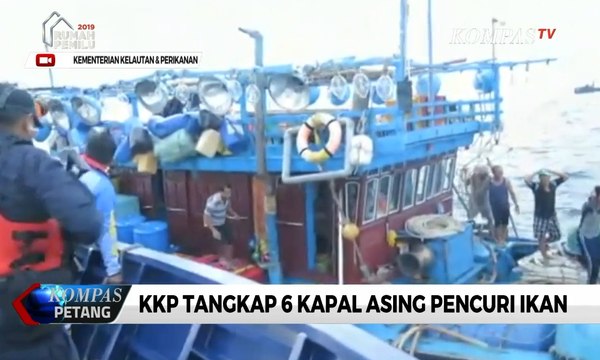 KKP Tangkap 6 Kapal Asing Pencuri Ikan
