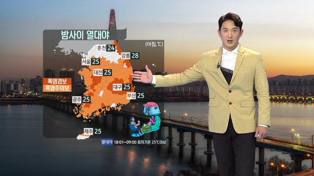 [날씨] 전국 대부분 폭염 주의보...찜통더위·열대야 본격 시작 / YTN