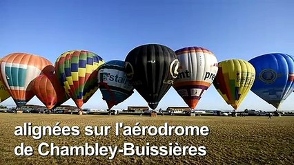 Plus de 400 montgolfières décollent de Chambley en Lorraine