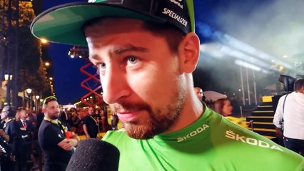 Peter Sagan : « Glad to make history with this green jersey »