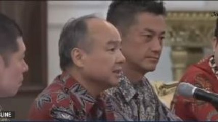 Presiden Jokowi Bertemu Bos Softbank, Tokopedia dan Grab di Istana