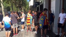 La afición del Valencia CF grita Mateu quédate