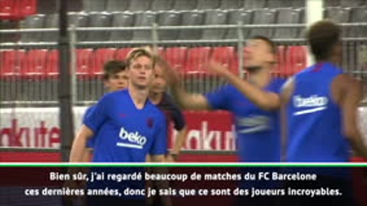 Barça - De Jong : "Le style et la vision de l'Ajax et de Barcelone sont un peu similaires"