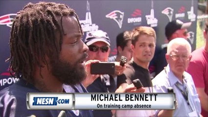 Michael Bennett Addresses Patriots Training Camp Absence
