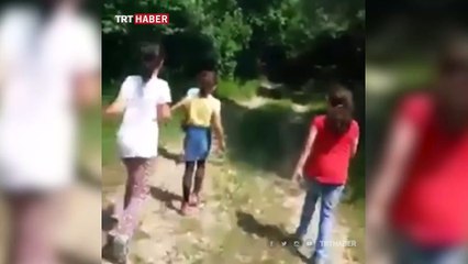 Düzce'de selde hayatını kaybeden çocukların son görüntüleri ortaya çıktı