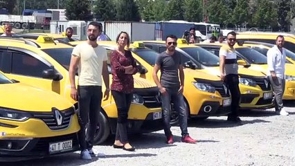 Taksicilerden 'Öncelik Yayanın Uygulaması'na destek - KOCAELİ