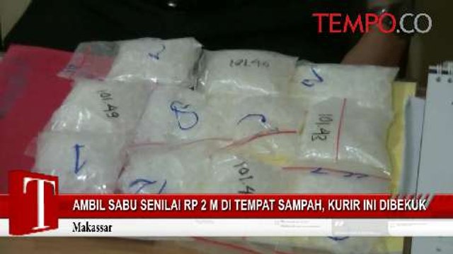 Ambil Sabu Senilai-Rp 5 M di Tempat Sampah, Kurir Ini Dibekuk
