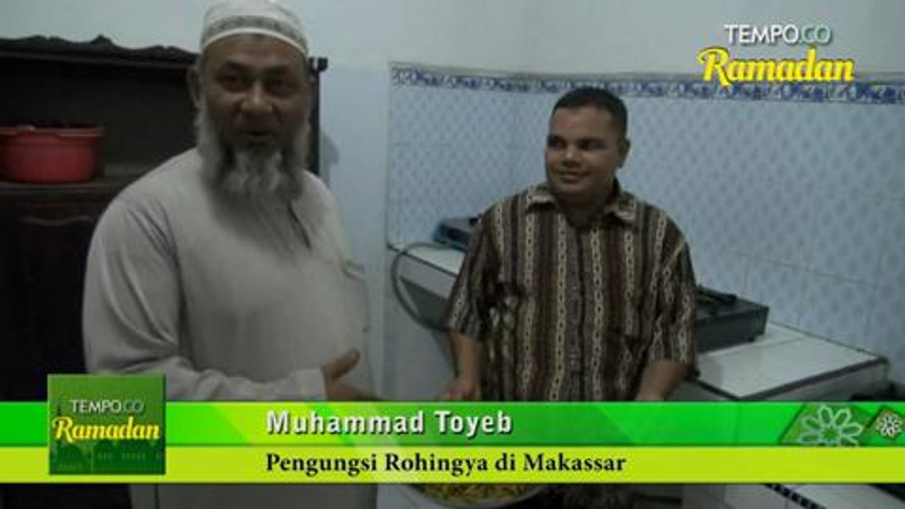 Begini Pengungsi Rohingya Sahur dan Berbuka Puasa