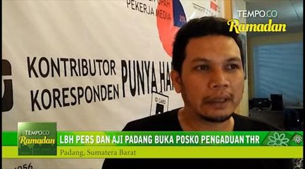 LBH Pers dan AJI Padang Buka Posko Pengaduan THR