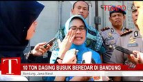 10 Ton Daging Busuk Beredar di Bandung