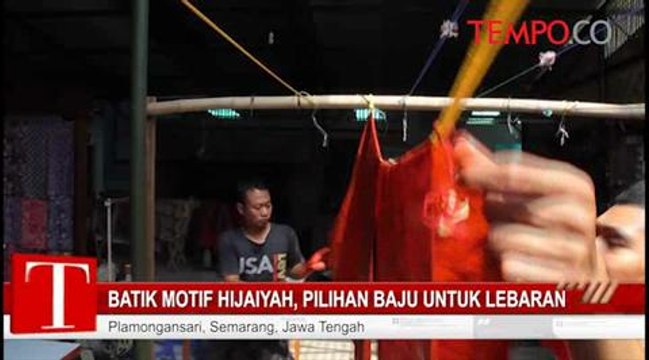 Batik Motif Hijaiyah, Pilihan Baju Untuk Lebaran