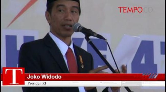 Jokowi : Muhammadiyah Harus ikut Berantas Korupsi dan Narkoba