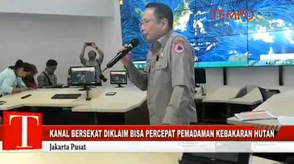 Kanal Bersekat Diklaim Bisa Percepat Pemadaman Kebakaran Hutan