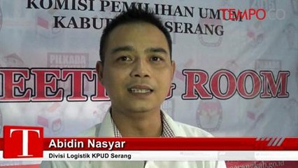 Dua Kali Gagal Lelang, Surat Suara Pilkada Kab Serang Belum Dicetak