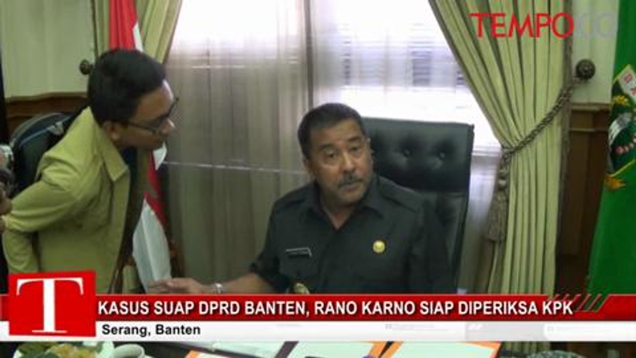 Kasus Suap DPRD Banten, Rano Karno Siap Diperiksa KPK