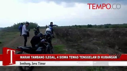 Marak Tambang Ilegal, 4 Siswa Tewas Tenggelam di Kubangan