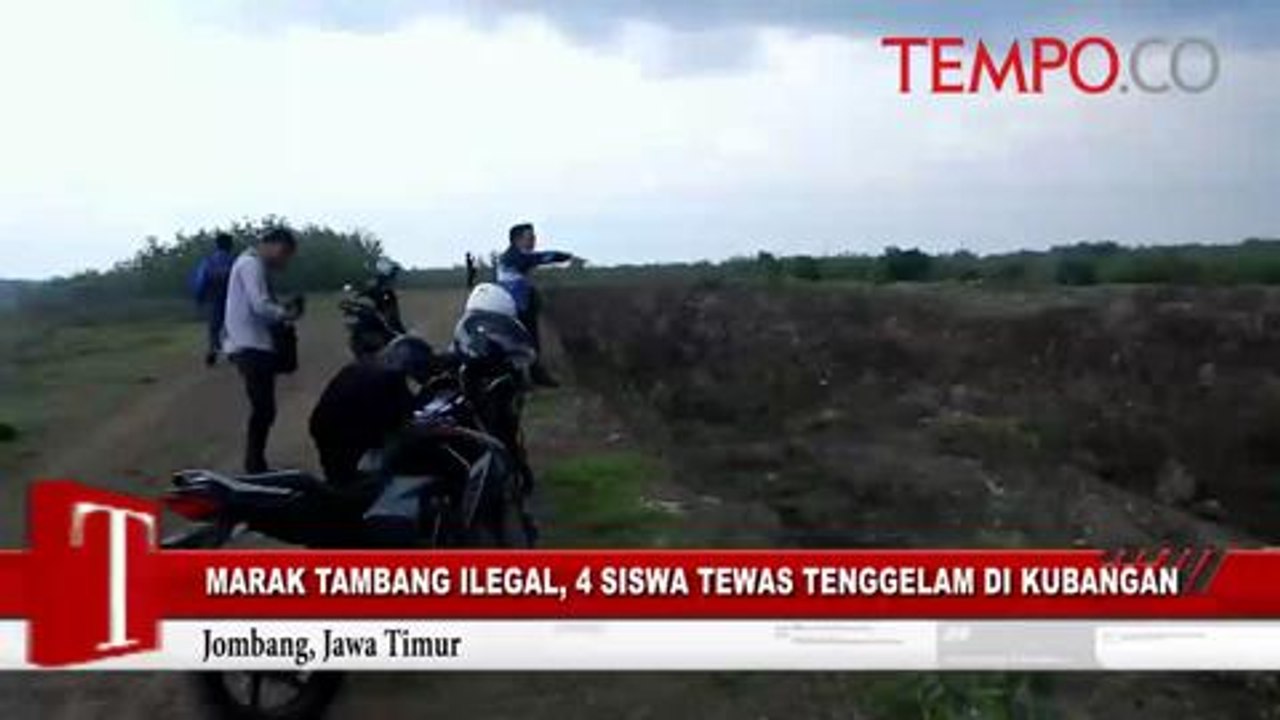 Marak Tambang Ilegal, 4 Siswa Tewas Tenggelam di Kubangan