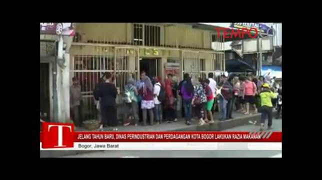Jelang Tahun Baru, Dinas Perindustrian Kota Bogor Lakukan Razia