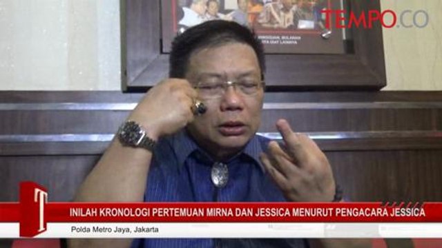 Inilah Kronologi Pertemuan Mirna dan Jessica Menurut Pengacara Jessica