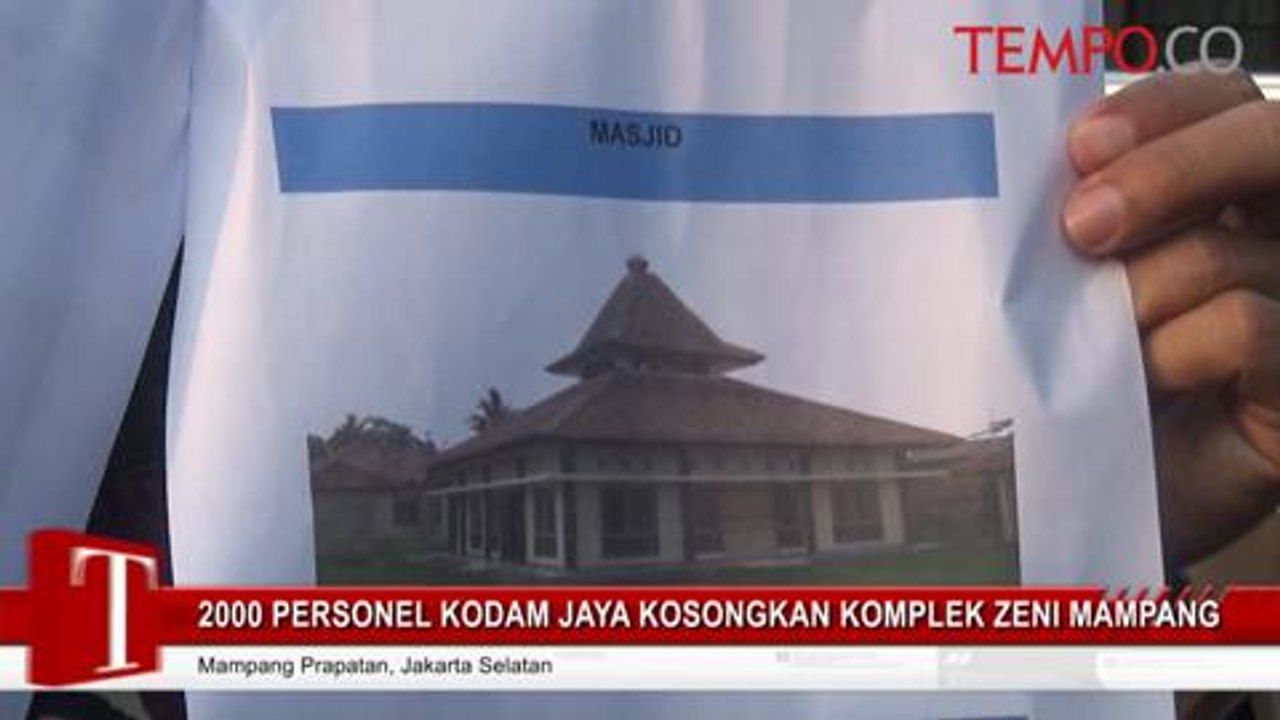 2.000 Personel Kodam Jaya Kosongkan Kompleks Zeni Mampang