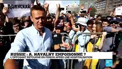 Download Video: L'opposant numéro 1 au Kremlin Alexeï Navalny retourne en prison après une hospitalisation