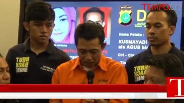 Sambil Menangis, Agus si Pemutilasi Minta Maaf kepada Keluarga Nuri