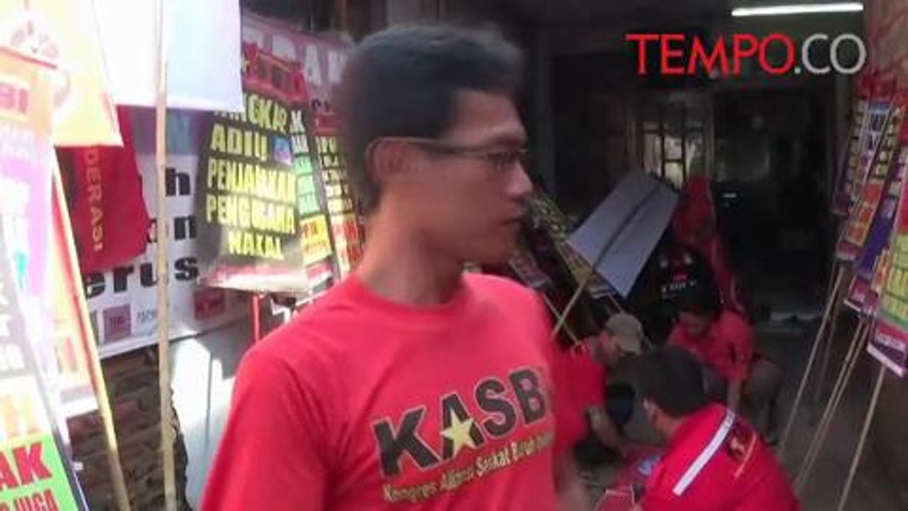Ribuan Buruh Siap Kepung Istana, Begini Persiapannya