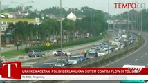 Urai Kemacetan, Polisi Berlakukan Contra Flow di Tol BSD