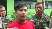 Berkaos Gambar Palu Arit, Kuli Bangunan Ini Ditangkap Tentara