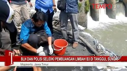 BLH dan Polisi Selidiki Pembuangan Limbah B3 di Tanggul Sungai