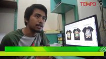 Baju Distro Dengan Nuansa Lokal Makassar Laris Jelang Lebaran