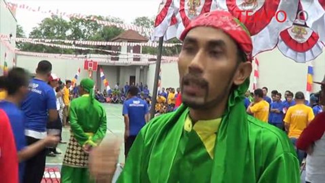 Ramaikan Kemerdekaan Warga Binaan Rutan Ikut Lomba Tradisional