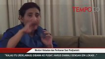 Begini Tanggapan Menteri Susi soal Kelanjutan Reklamasi Teluk Jakarta