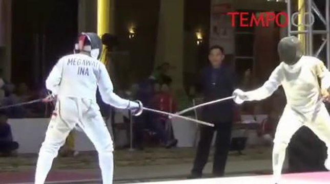 PON XIX: Atlet Anggar Sulsel Ini Kembali Raih Medali Emas