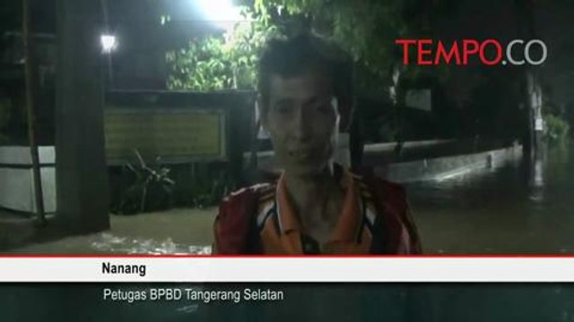 Ratusan Rumah di Tangsel Terendam Banjir Setinggi 2 Meter