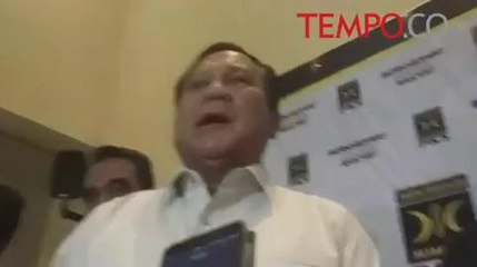 Prabowo Subianto Berharap Demo 4 November Damai