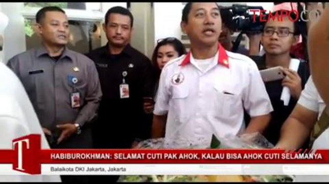 Habiburokhman: Selamat Cuti Pak Ahok, Kalau Bisa Ahok Cuti Selamanya