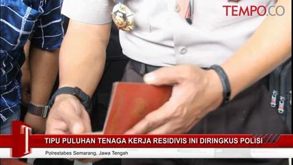 Tipu Puluhan Tenaga Kerja, Residivis Ini Diringkus Polisi