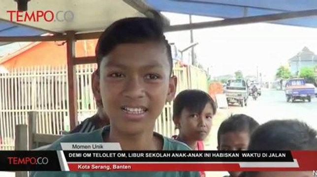 Demi Om Telolet Om, Anak-Anak Ini Habiskan Waktu Seharian di Jalan
