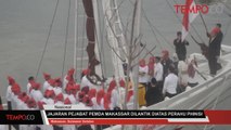 Jajaran Pejabat Pemda Makassar Dilantik Diatas Perahu Phinisi