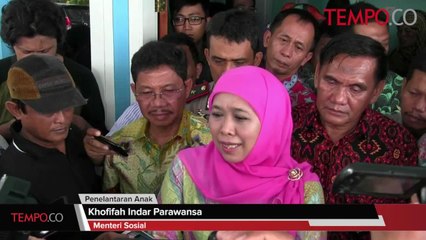 Mensos Kunjungi Dua Bocah yang Ditelantarkan Orang Tuanya