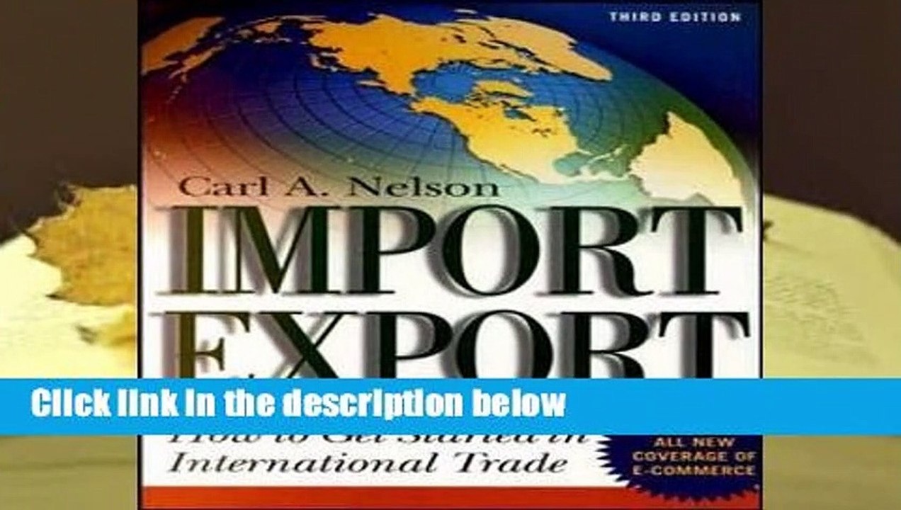 [READ] Import/Export: How to Get Started in International Trade