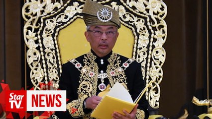 Newly-installed King’s maiden speech