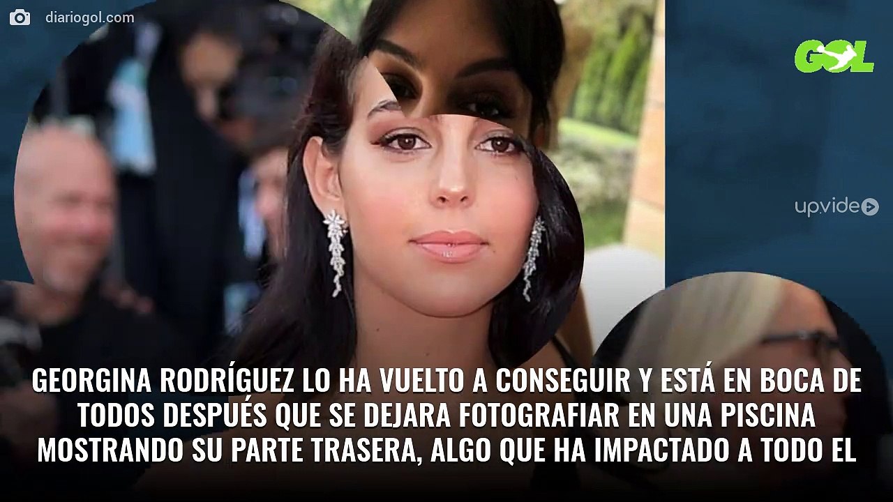 Georgina Rodríguez pide que le hagan esta foto en la piscina (y bate récords)